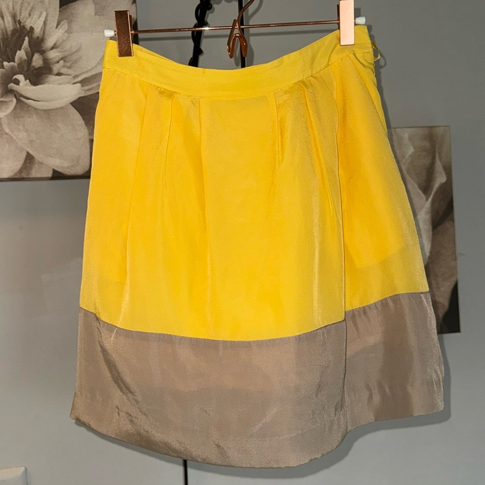 J. Crew Colorblock Mini Skirt 00